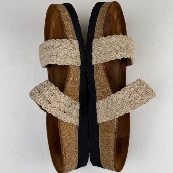 NAOT Women's Double Braided Strap Sandals Slide Slip-On Size 38 / US 7 - Picture 5 of 8